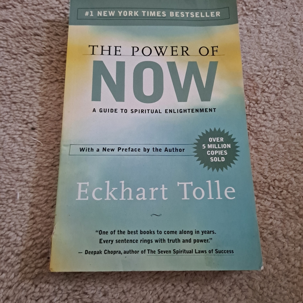 New age holistic healing book and cd collection of Eckhart Tolle